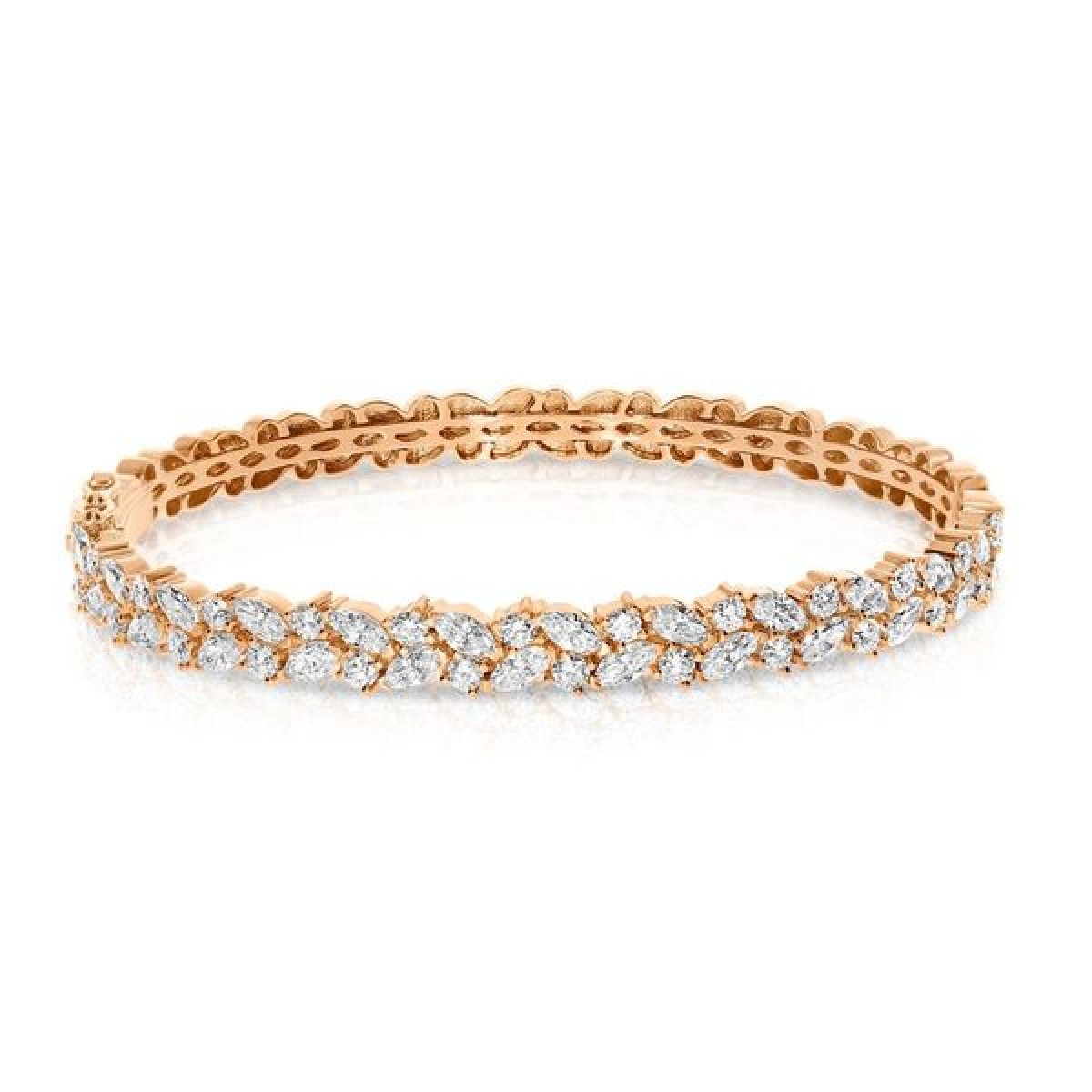 4.50 Carat Diamond Bangle Bracelet Leila