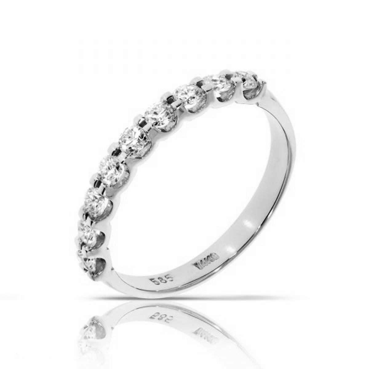 0.60 Carat Diamond Eternity Ring Nine Lights