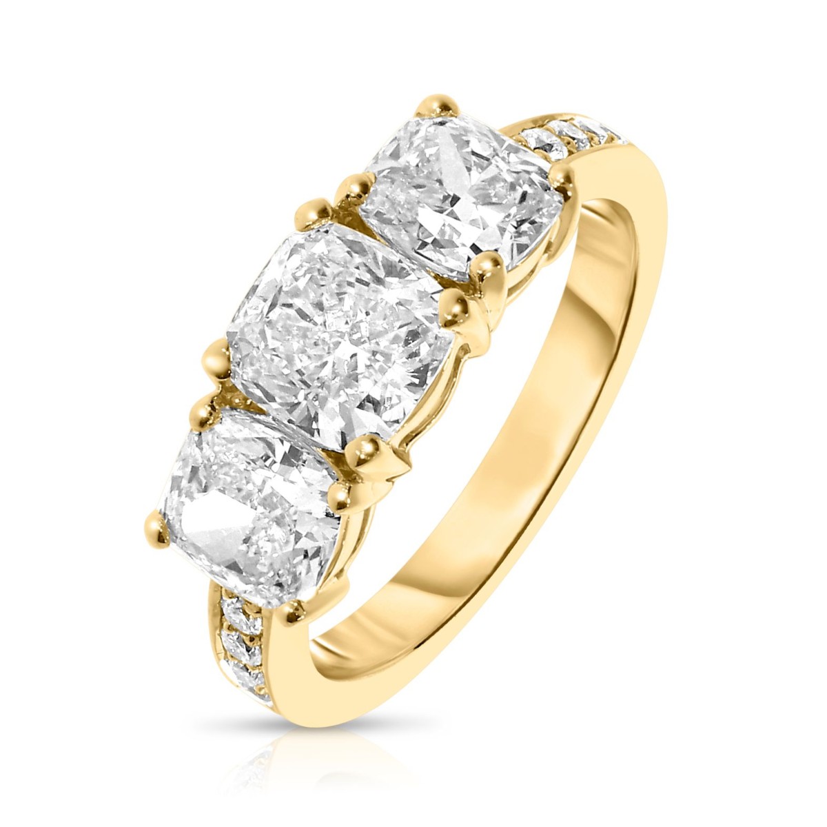 2.50 Carat Diamond Three-Stone Ring Vanessa