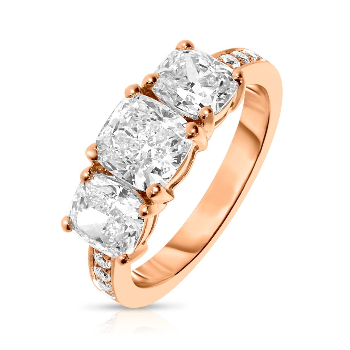 2.50 Carat Diamond Three-Stone Ring Vanessa