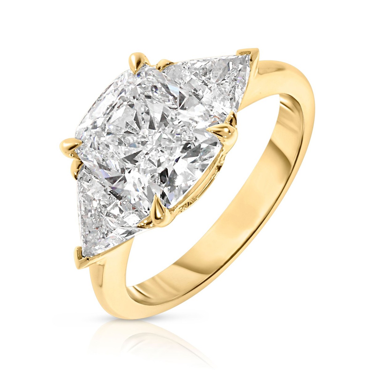 4.50 Carat Diamond Three-Stone Ring Bella