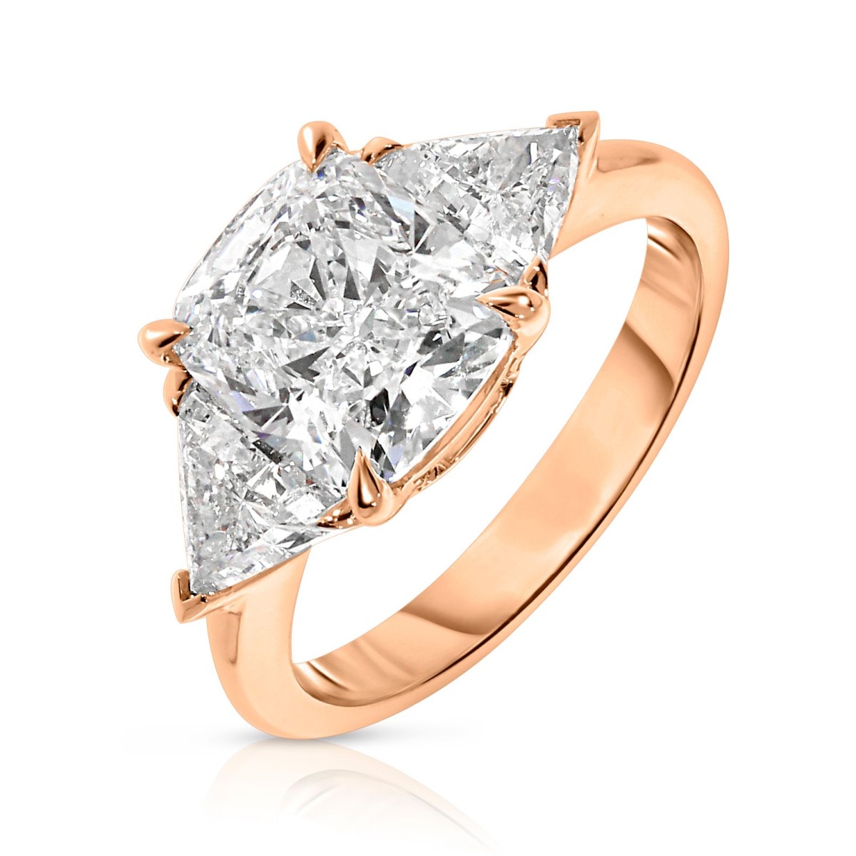 4.50 Carat Diamond Three-Stone Ring Bella