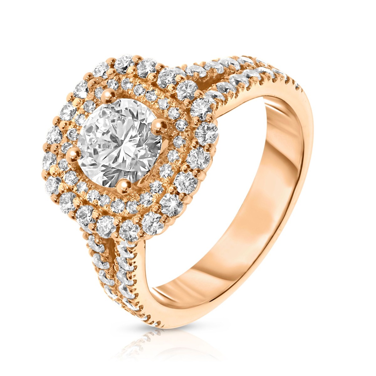 2 Carat Diamond Halo Ring Chiara