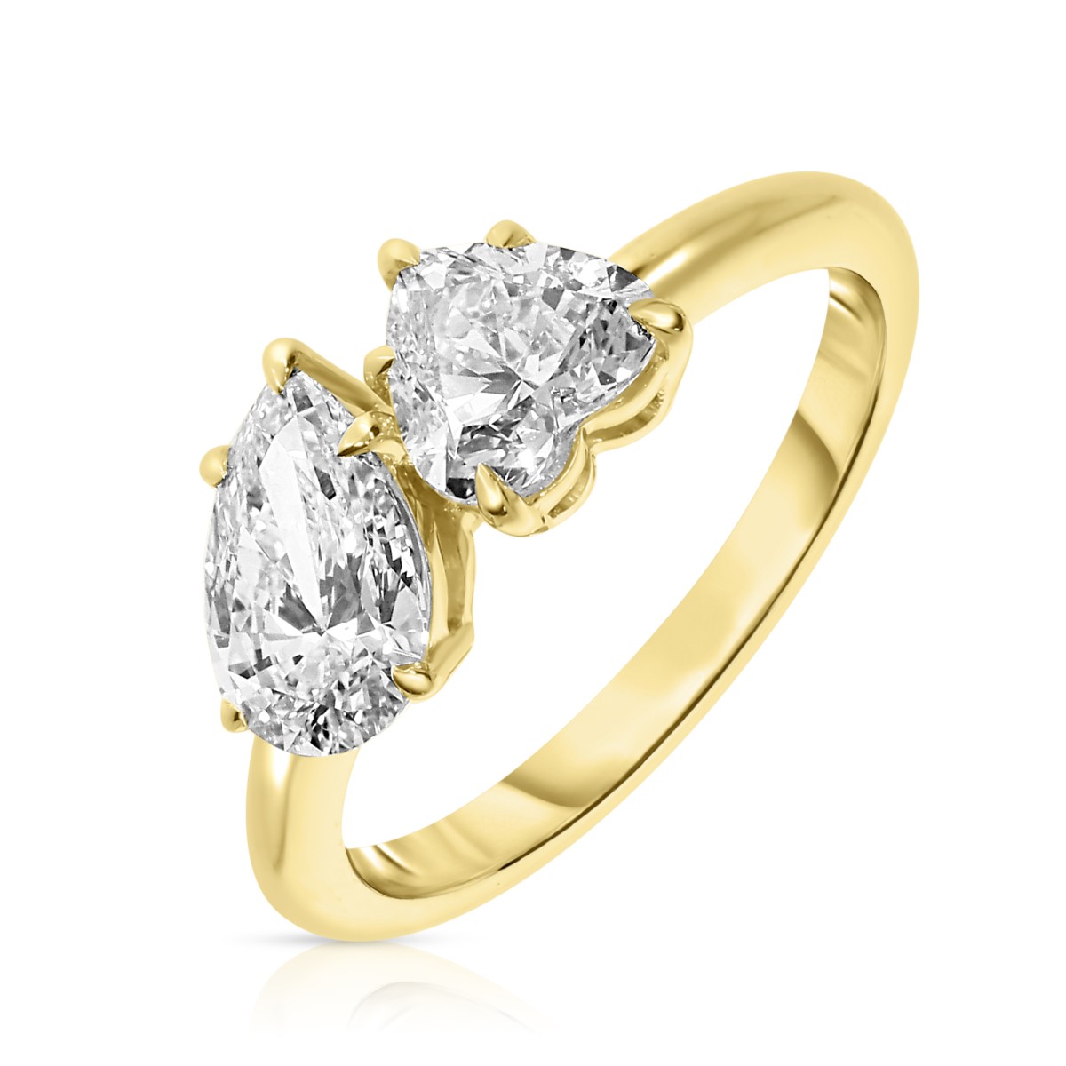 2 Carat Diamond Two-Stone Ring Lovebirds