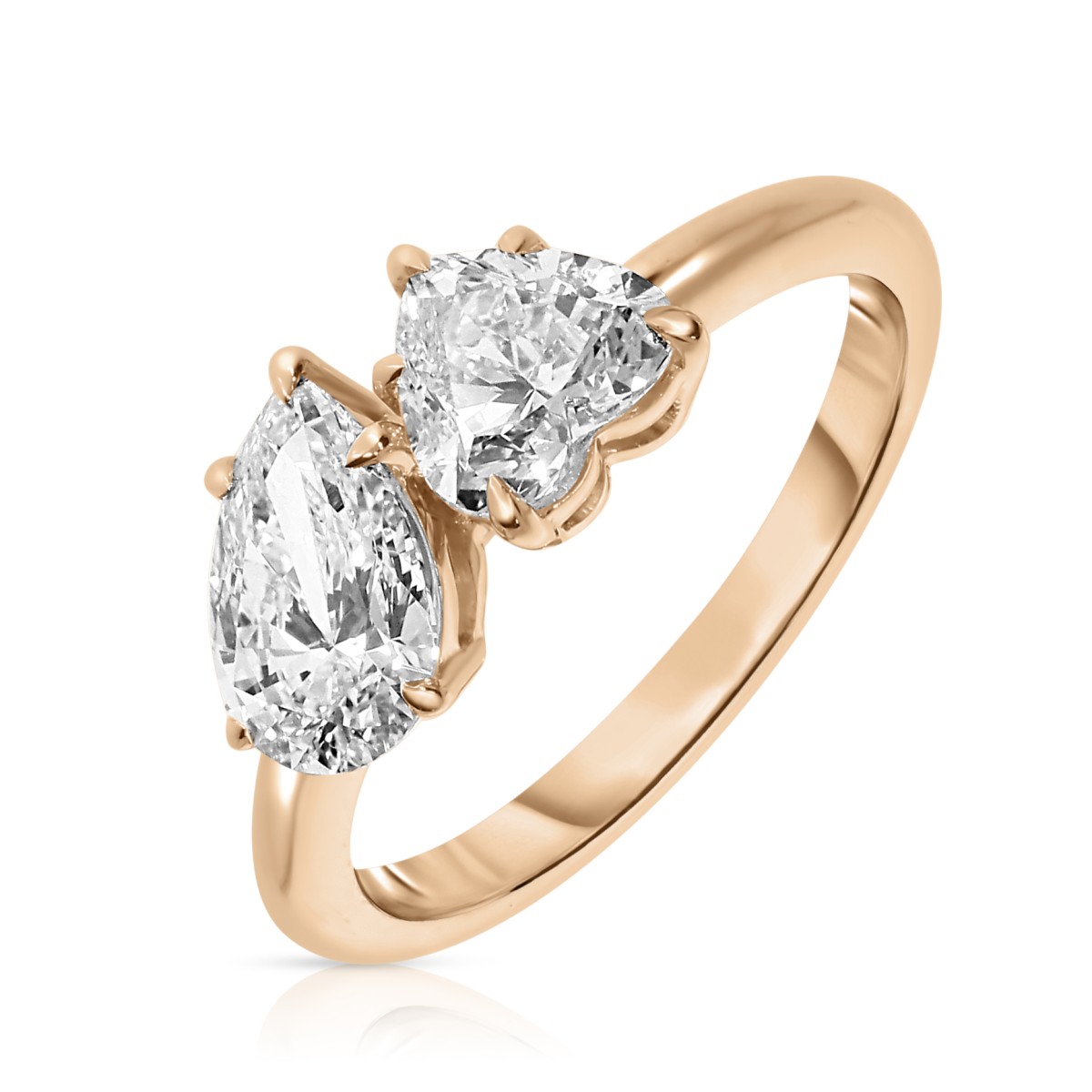 2 Carat Diamond Two-Stone Ring Lovebirds