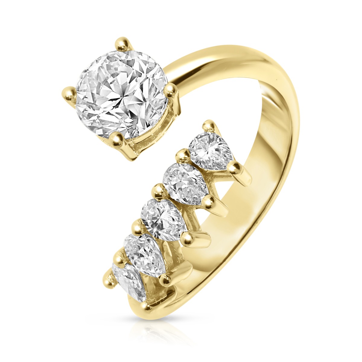 1.50 Carat Diamond Designer Ring Azalea