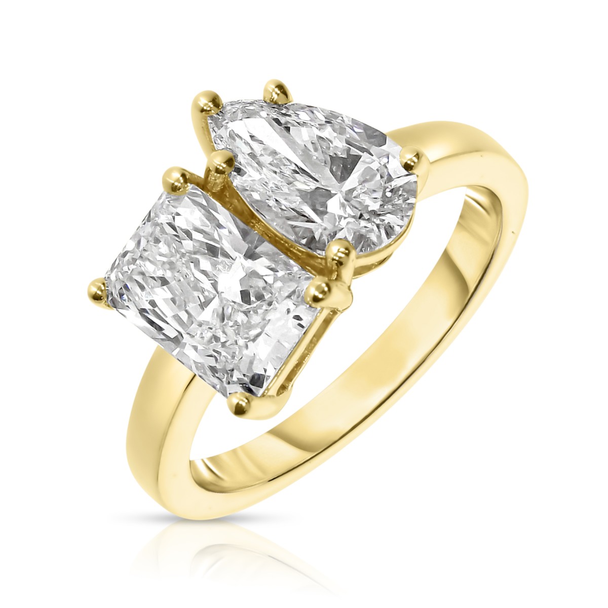 3.50 Carat Diamond Two-Stone Ring Antirium