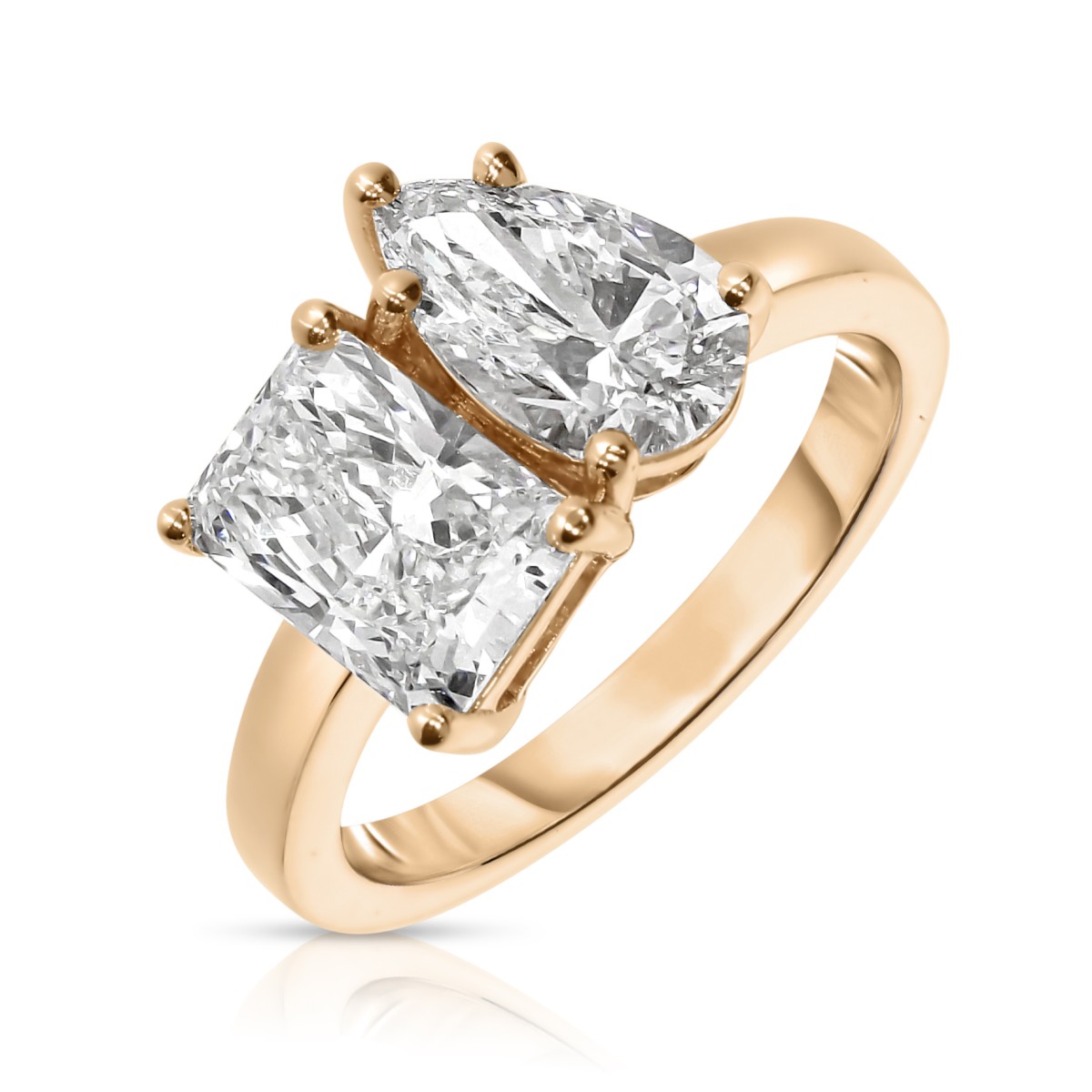 3.50 Carat Diamond Two-Stone Ring Antirium
