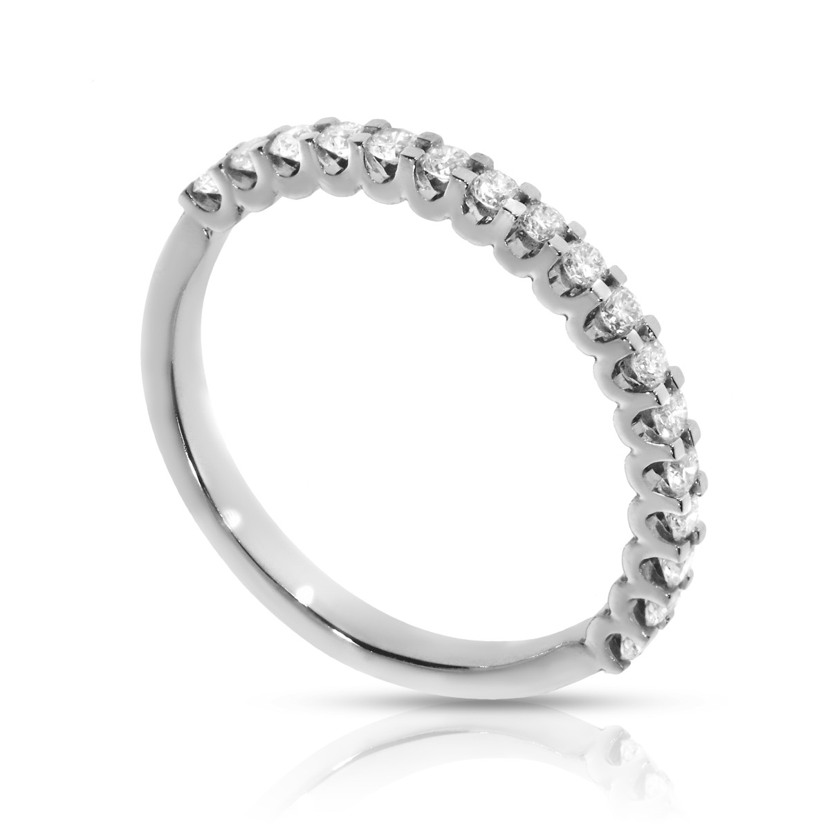 0.30 Carat Diamond Eternity Ring Riviera Pavé 17