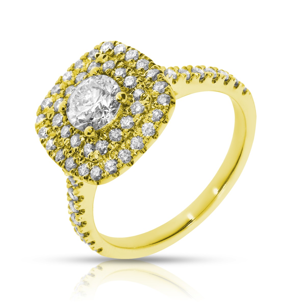 1 Carat Diamond Halo Ring Vanessa