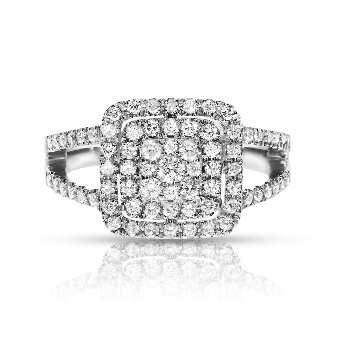 0.70 Carat Diamond Designer Ring Secret