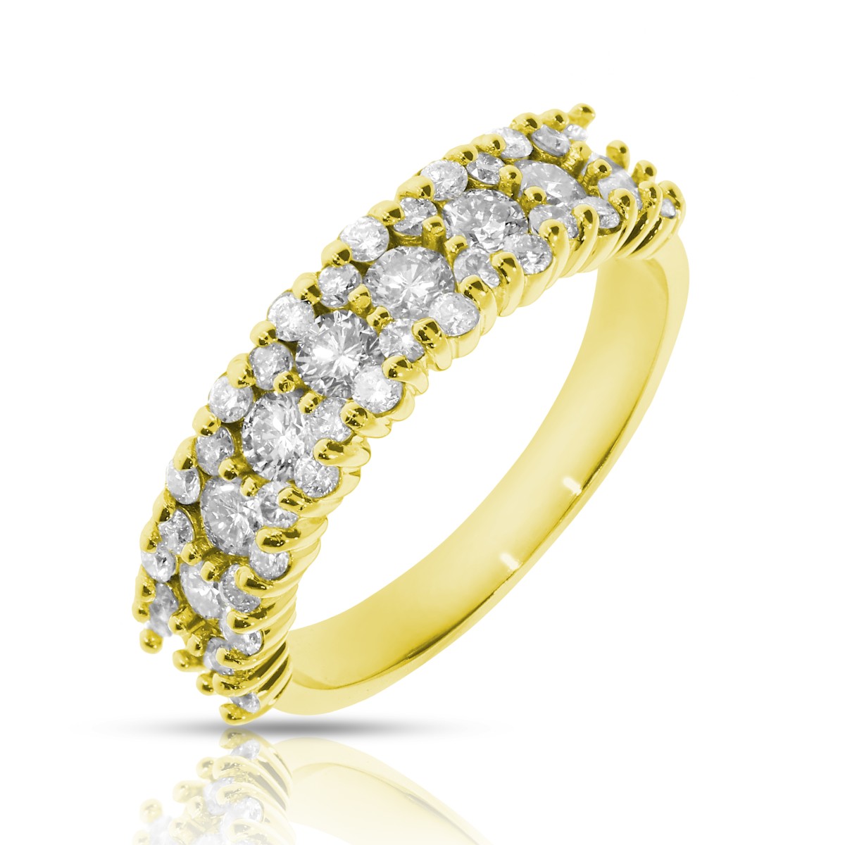 1.10 Carat Diamond Eternity Ring Rainbow