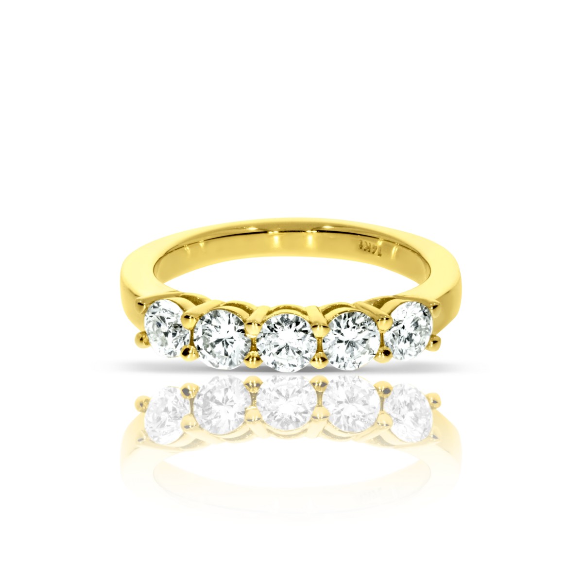 1 Carat Diamond Five-Stone Ring Light of Love