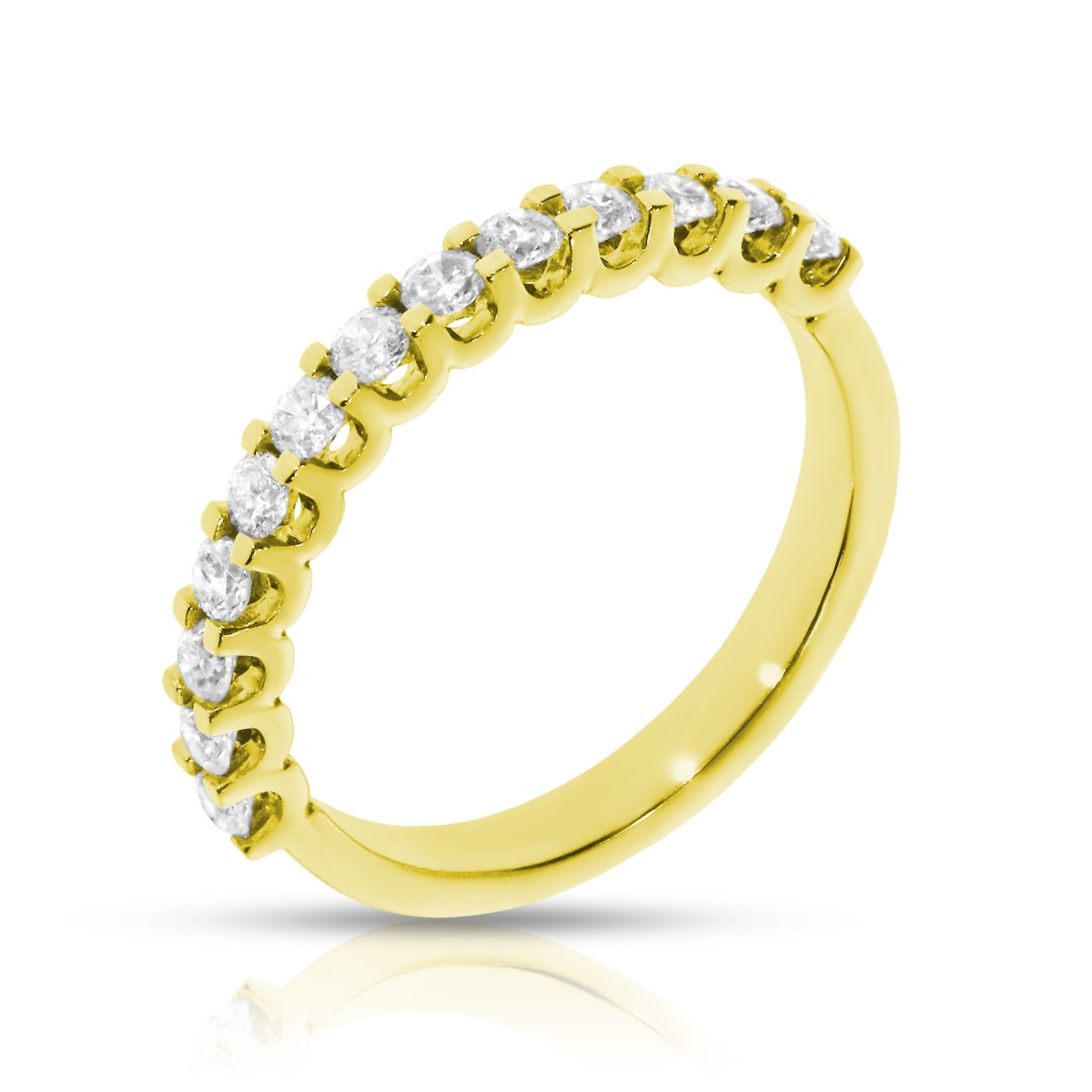 0.70 Carat Diamond Eternity Ring Riviera Pavé 13