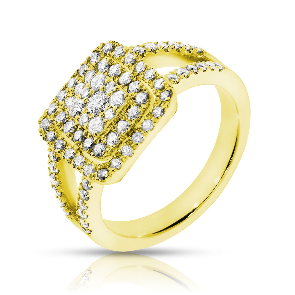 0.70 Carat Diamond Designer Ring Secret