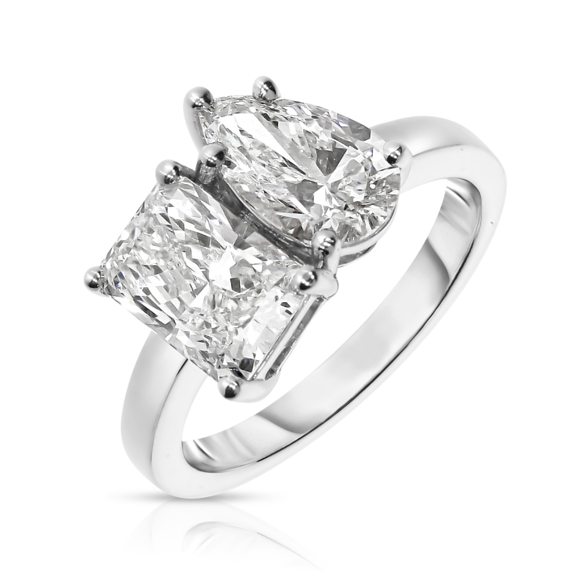 3.50 Carat Diamond Two-Stone Ring Antirium