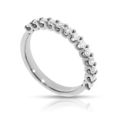 0.70 Carat Diamond Eternity Ring Riviera Pavé 13