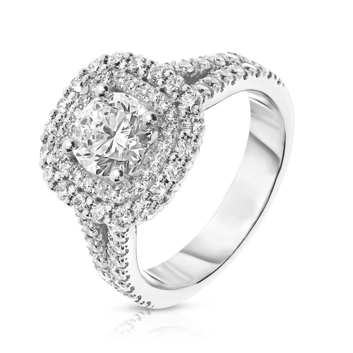 2 Carat Diamond Halo Ring Chiara