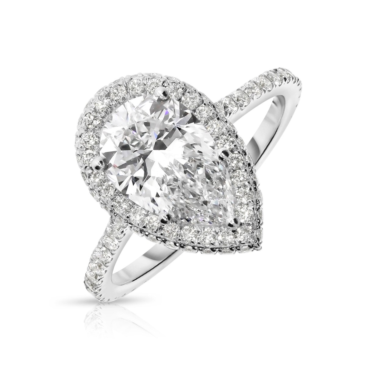 3 Carat Diamond Halo Ring Orchid