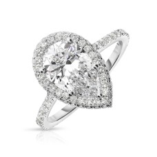 3 Carat Diamond Halo Ring Orchid