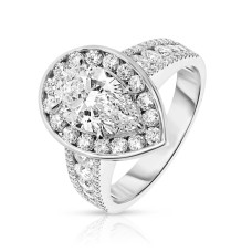 2.30 Carat Diamond Halo Ring Pansy