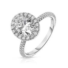 2.50 Carat Diamond Halo Ring Mystique