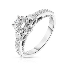 1.50 Carat Diamond Sidestone Ring Jocelyn