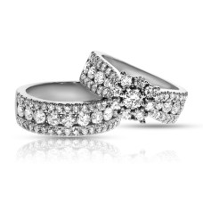 2.50 Carat Diamond Two Sidestone Rings Love Rosie