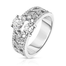 2.30 Carat Diamond Sidestone Ring Emma