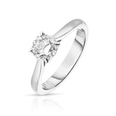 1 Carat Diamond Solitaire Ring Luxe Beam