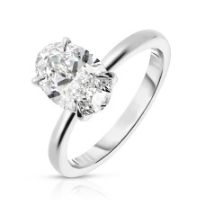 2 Carat Diamond Solitaire Ring Eterna Oval