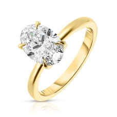 3 Carat Diamond Solitaire Ring Astra Oval