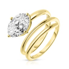 3 Carat Diamond Solitaire Ring Ovalis