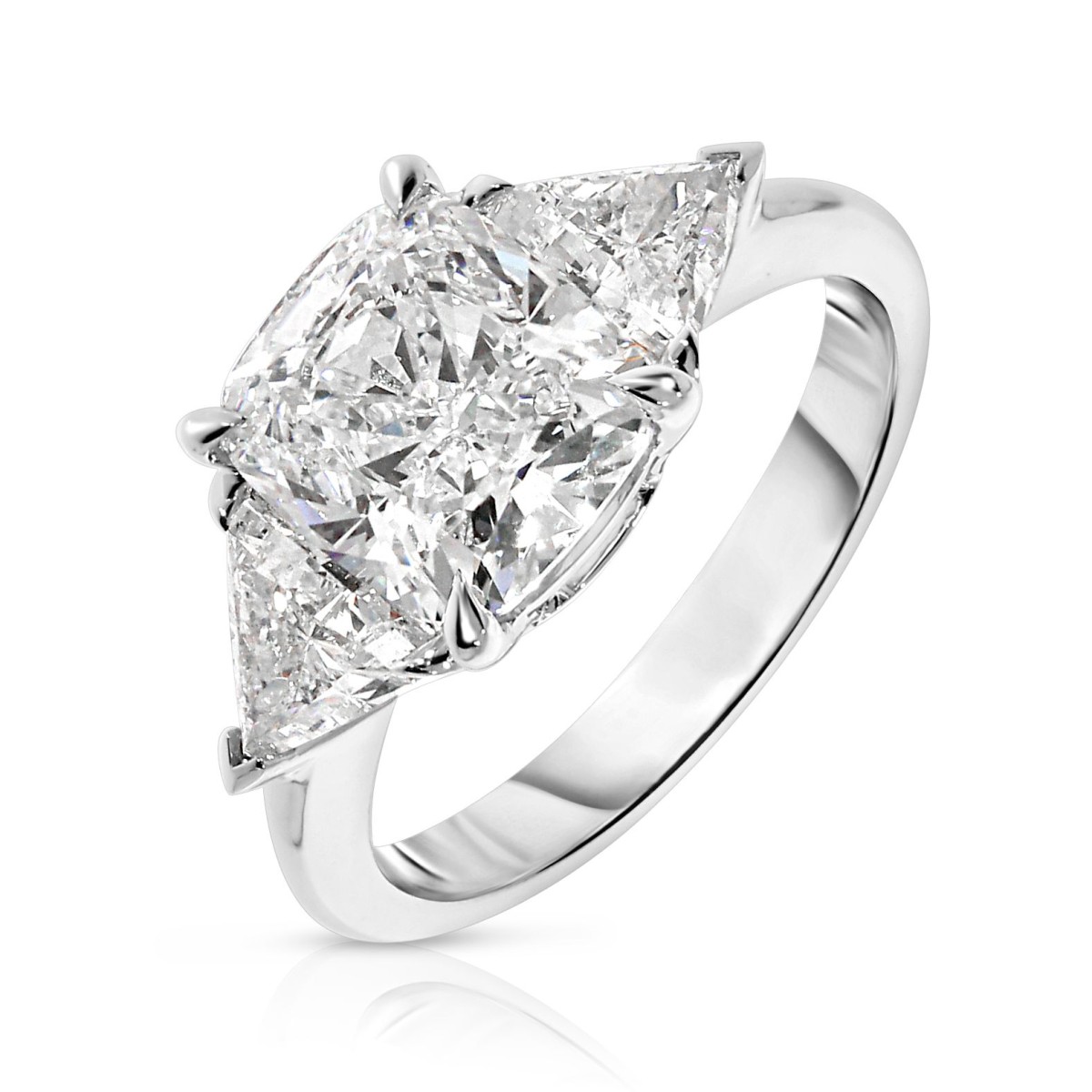 4.50 Carat Diamond Three-Stone Ring Bella