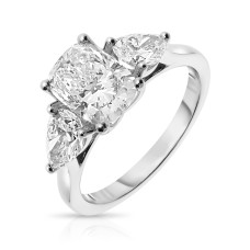 3 Carat Diamond Three-Stone Ring Katniss