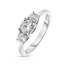 1.80 Carat Diamond Three-Stone Ring Carol