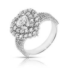 1 Carat Diamond Halo Ring Love On The Brain
